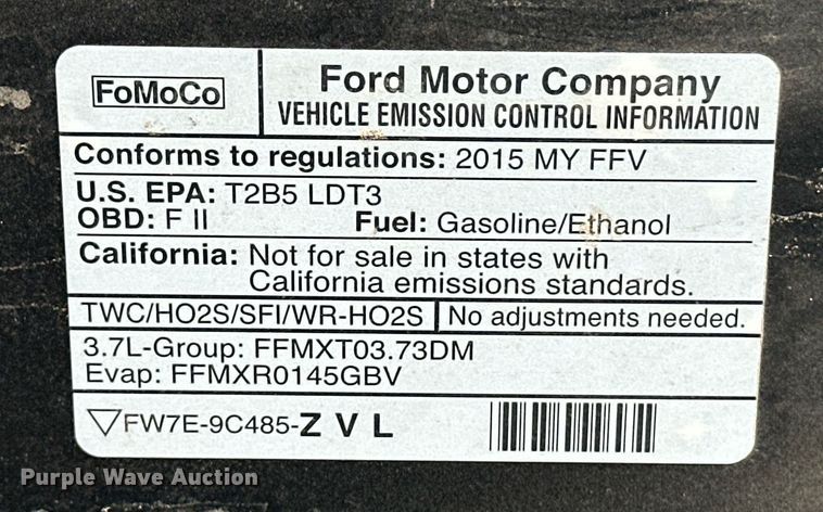 image for item EQ4602 2015 Ford Explorer Police Interceptor SUV