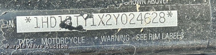 image for item ER8036 2002 Harley Davidson FXSTB Night Train motorcycle