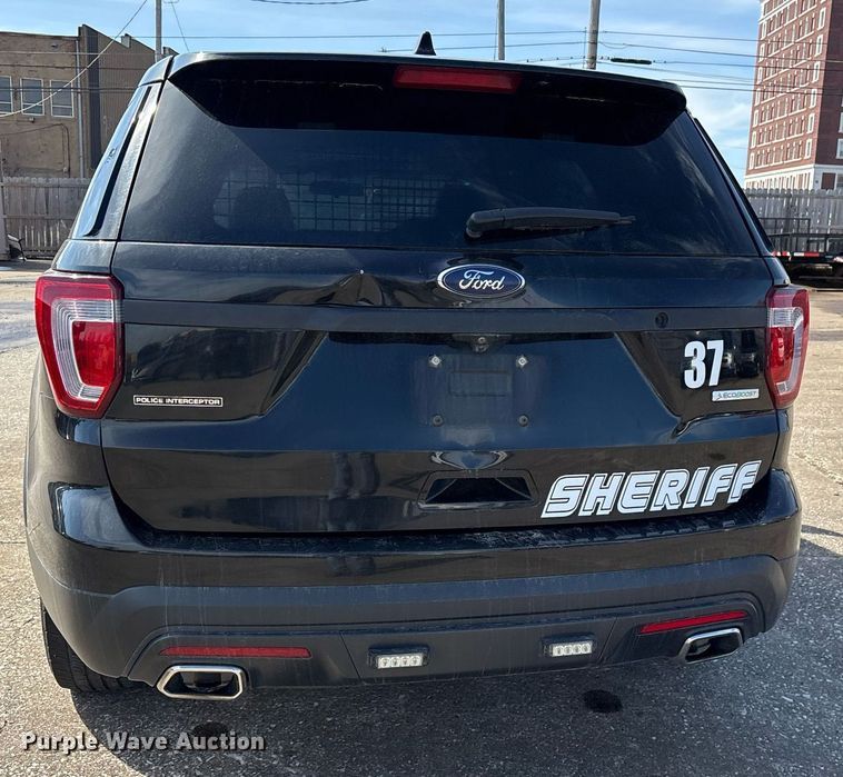 image for item EY9971 2016 Ford Explorer Police Interceptor SUV