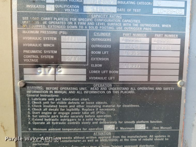 image for item NB9996 2006 Ford F750 Super Duty XL bucket truck