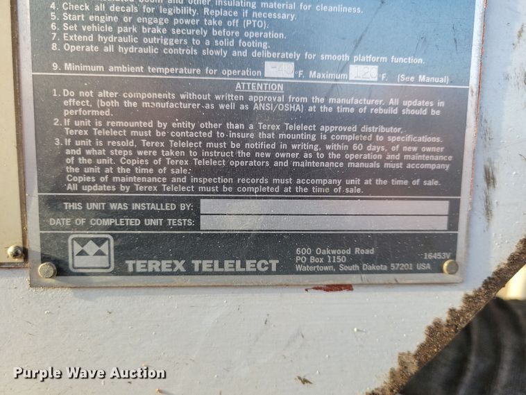 image for item NB9996 2006 Ford F750 Super Duty XL bucket truck