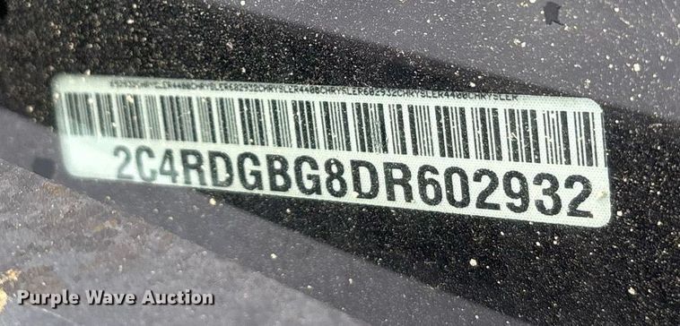 image for item OB9652 2013 Dodge Grand Caravan van