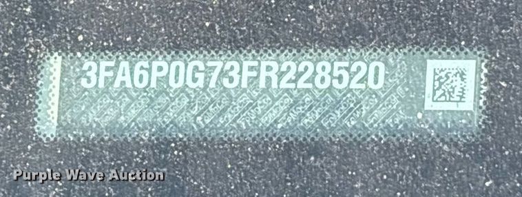 image for item OB9654 2015 Ford Fusion 