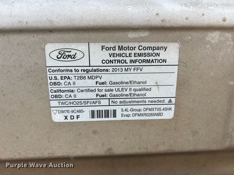 image for item OB9657 2013 Ford E350 Super Duty van