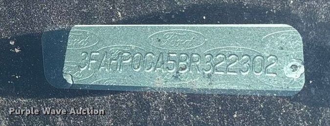 image for item OB9661 2011 Ford Fusion 