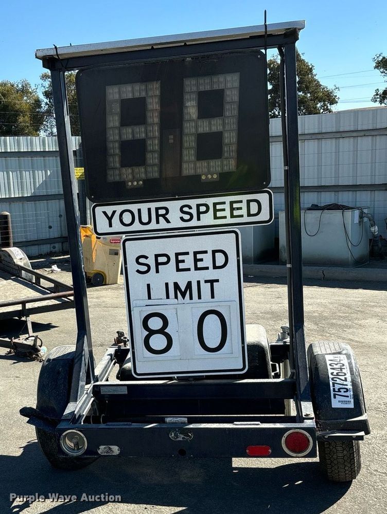 image for item YA0087 2021 Hill & Smith  radar trailer