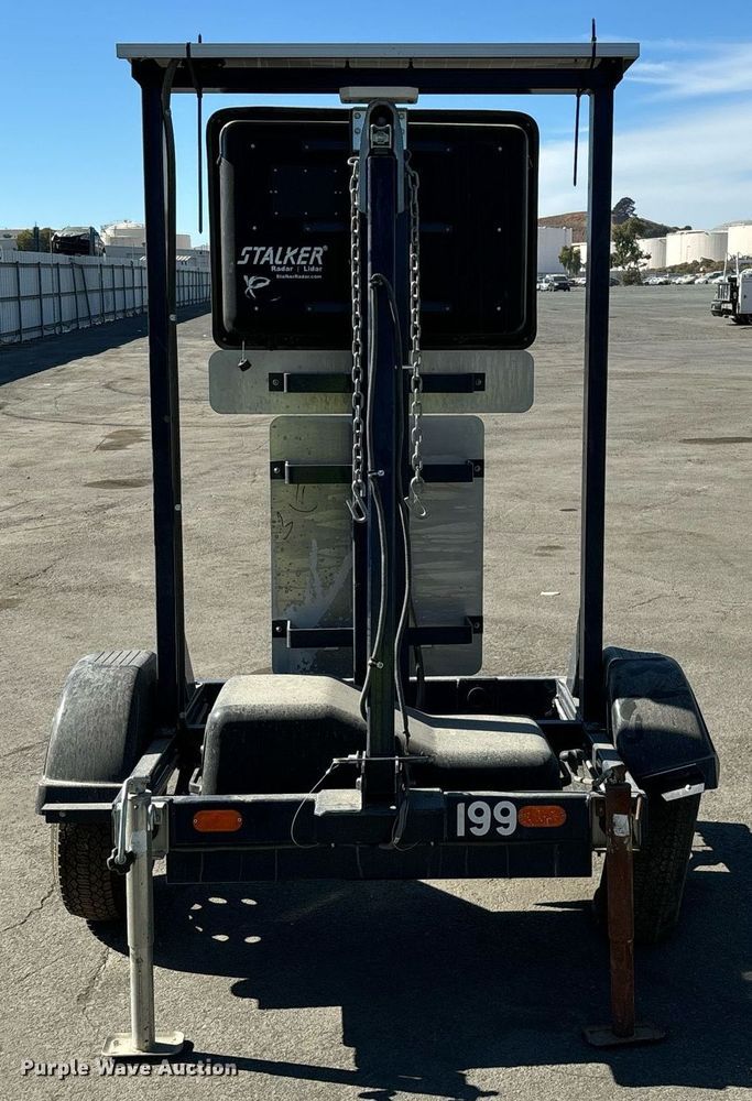 image for item YA0087 2021 Hill & Smith  radar trailer