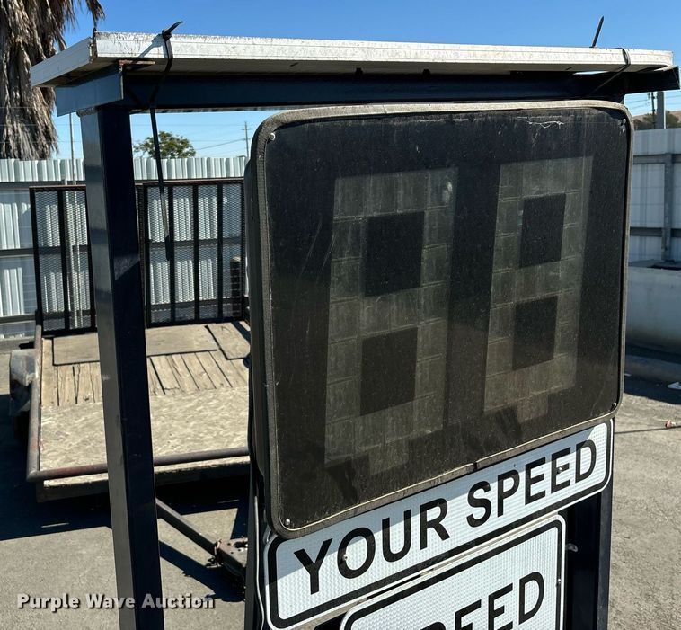 image for item YA0087 2021 Hill & Smith  radar trailer