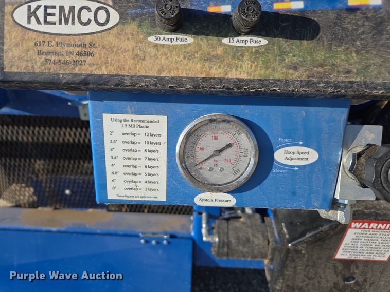 image for item DE2150 2020 Kemco 355 Pro2 bale wrapper