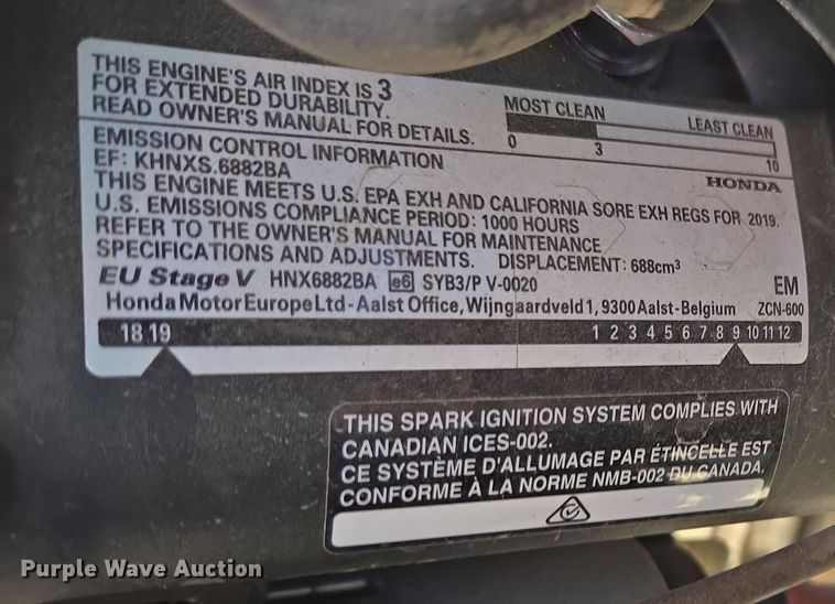 image for item DE2150 2020 Kemco 355 Pro2 bale wrapper