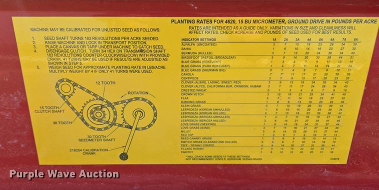 image for item DE2164 2021 Brillion 4620-24 seeder