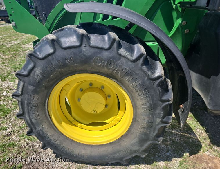 image for item DE2168 2014 John Deere 6105M MFWD tractor