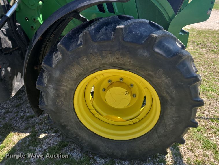 image for item DE2168 2014 John Deere 6105M MFWD tractor
