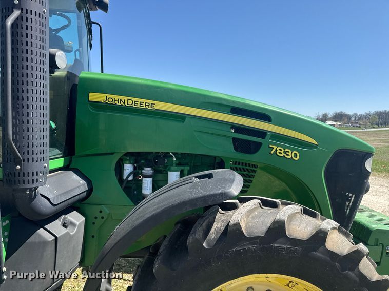 image for item DE2169 2009 John Deere 7830 MFWD tractor