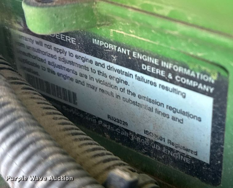 image for item DE2169 2009 John Deere 7830 MFWD tractor