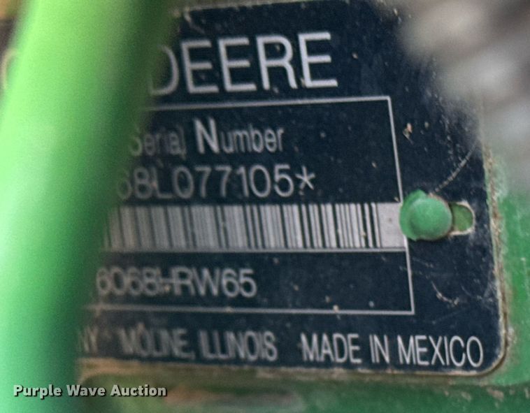 image for item DE2169 2009 John Deere 7830 MFWD tractor