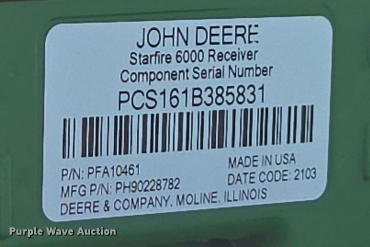 image for item DE2170 2012 John Deere 4830 sprayer