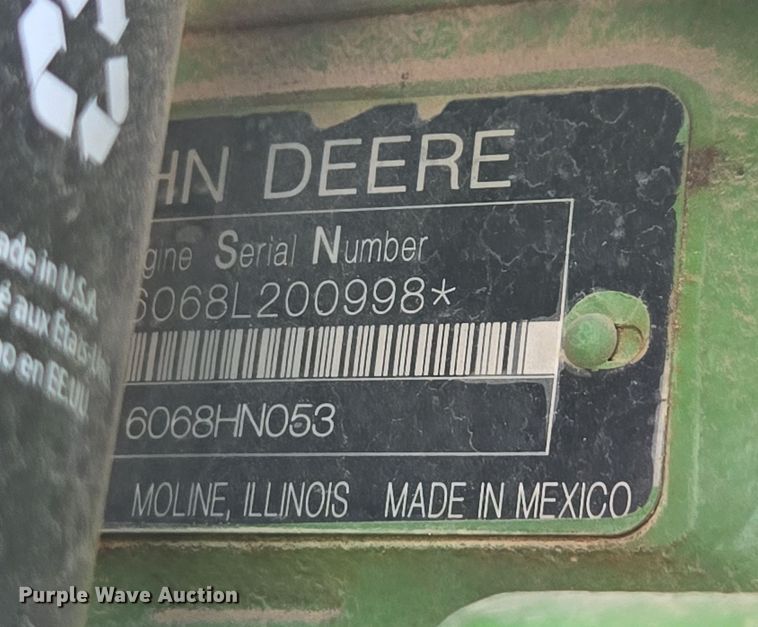 image for item DE2170 2012 John Deere 4830 sprayer