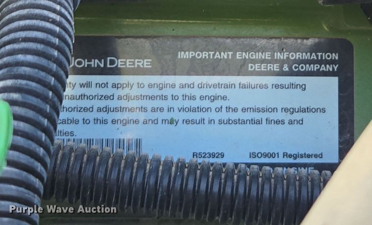 image for item DE2170 2012 John Deere 4830 sprayer