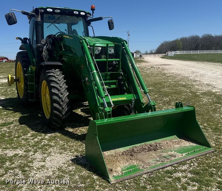 image for item DE2172 2014 John Deere 6190R MFWD tractor