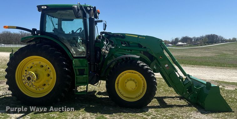 image for item DE2172 2014 John Deere 6190R MFWD tractor