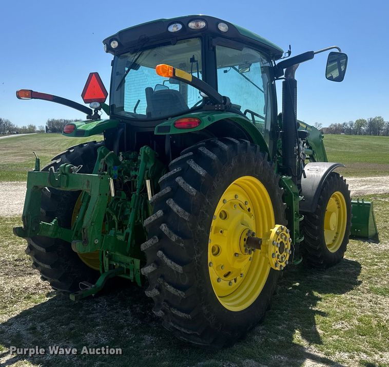 image for item DE2172 2014 John Deere 6190R MFWD tractor