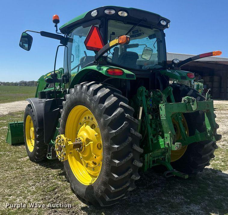 image for item DE2172 2014 John Deere 6190R MFWD tractor