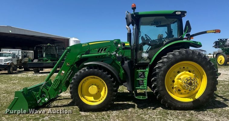 image for item DE2172 2014 John Deere 6190R MFWD tractor