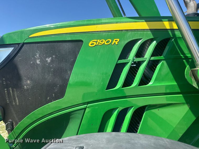 image for item DE2172 2014 John Deere 6190R MFWD tractor