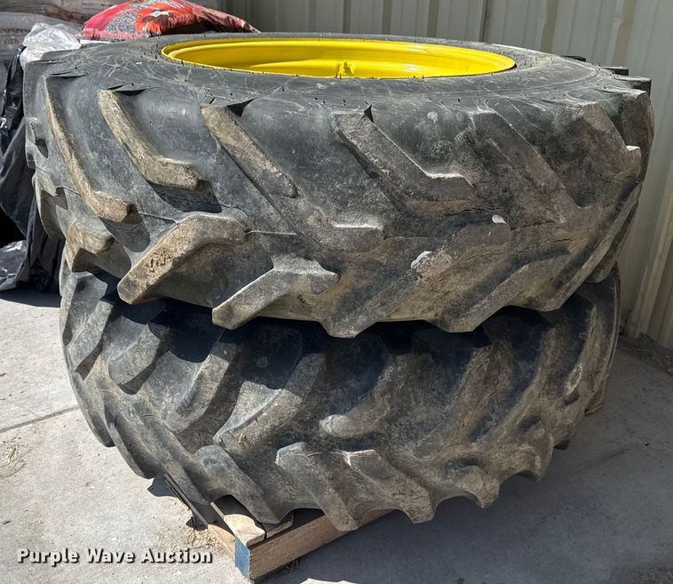 image for item DM5715 (2) 16.9R30 tires and wheels