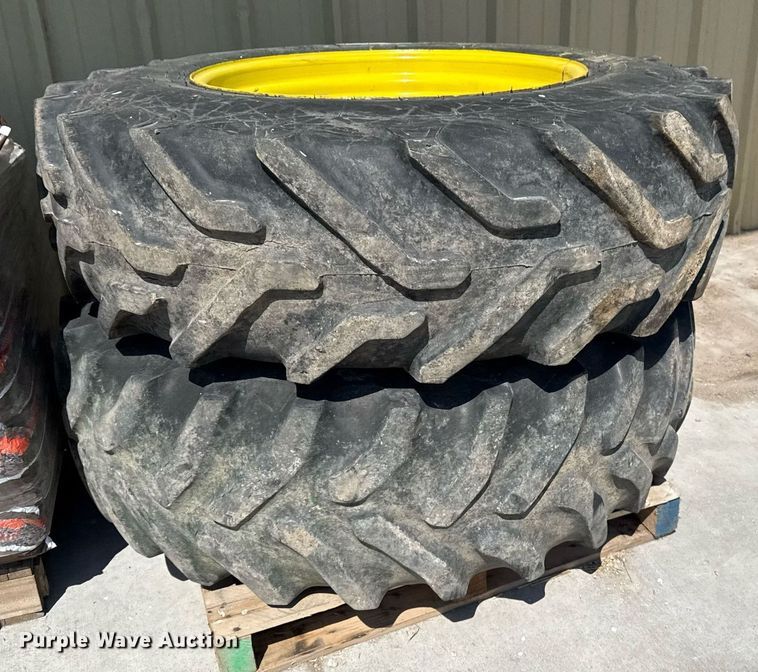 image for item DM5715 (2) 16.9R30 tires and wheels