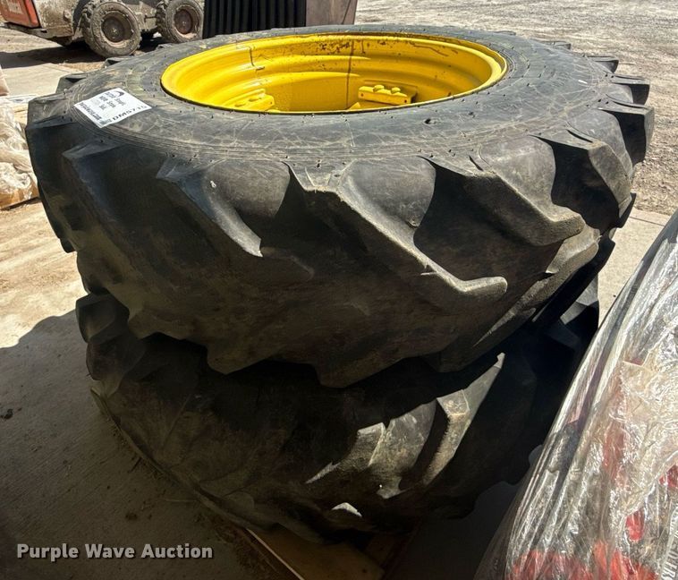 image for item DM5715 (2) 16.9R30 tires and wheels