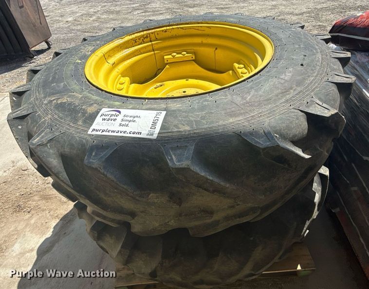image for item DM5715 (2) 16.9R30 tires and wheels