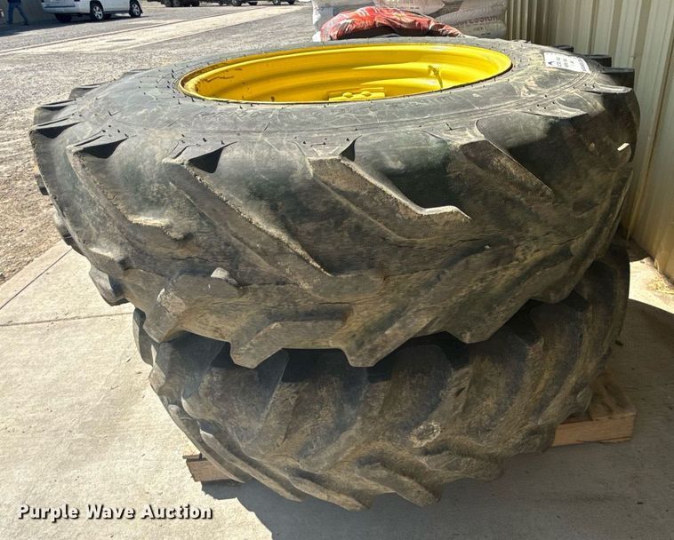 image for item DM5715 (2) 16.9R30 tires and wheels