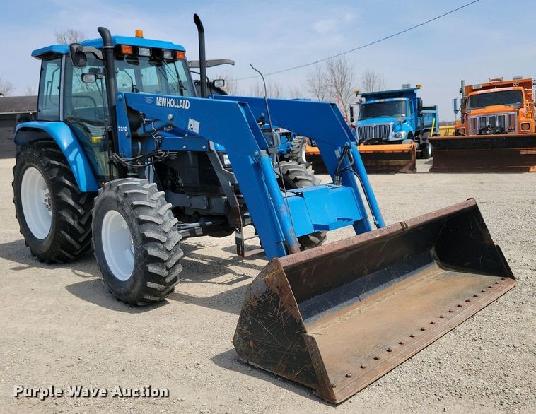 image for item DN3735 New Holland TS 90 MFWD tractor