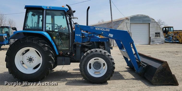 image for item DN3735 New Holland TS 90 MFWD tractor