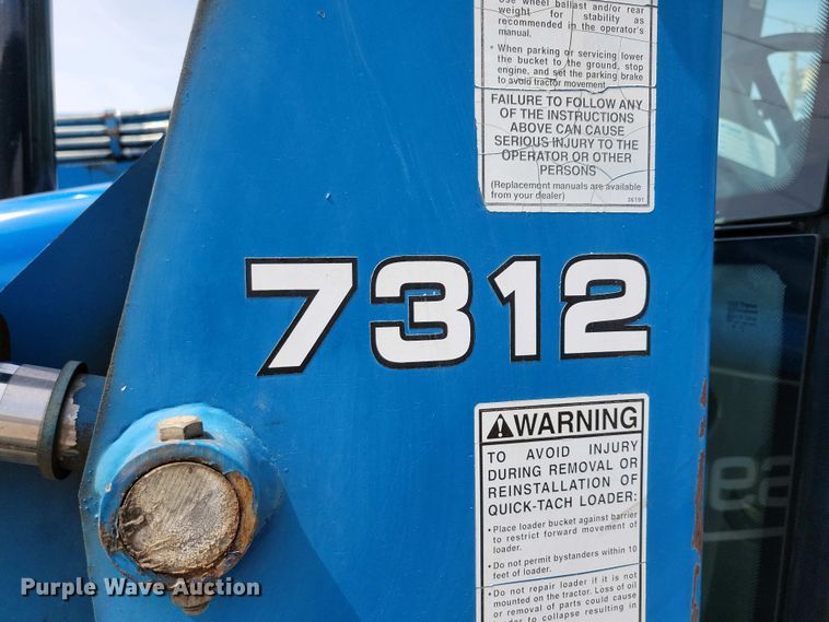 image for item DN3735 New Holland TS 90 MFWD tractor