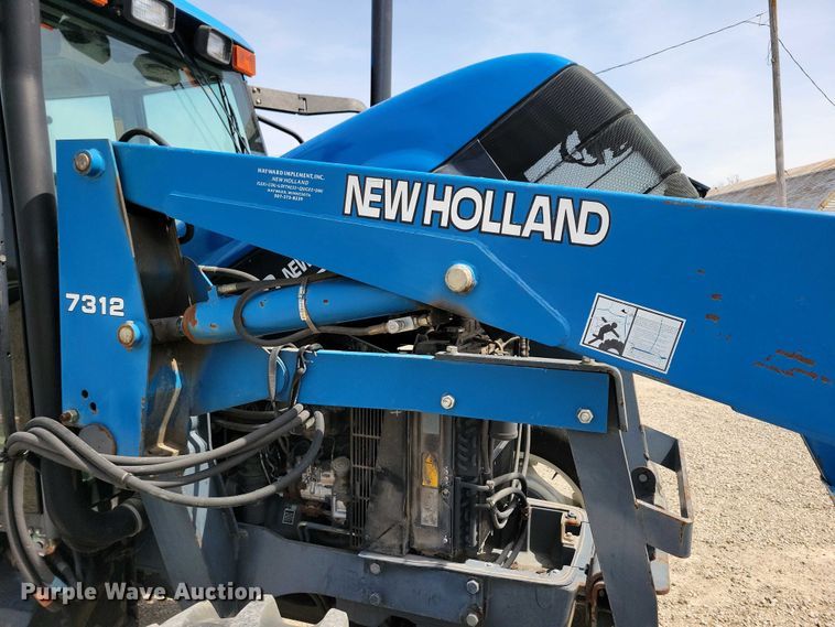 image for item DN3735 New Holland TS 90 MFWD tractor