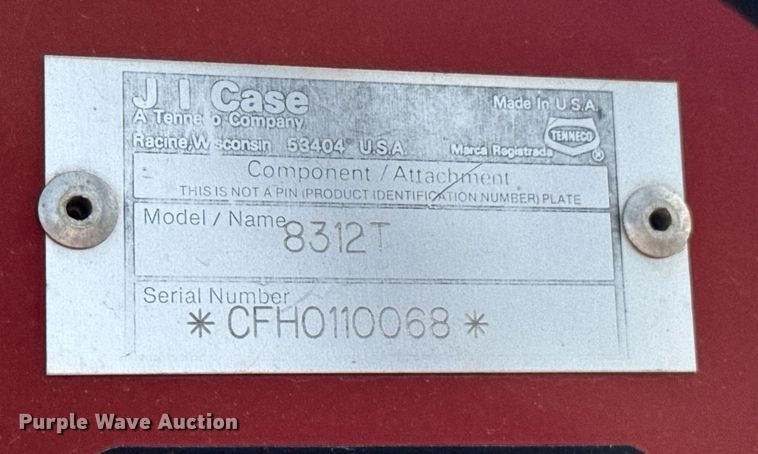 image for item DO0781 Case IH 8312T disc mower