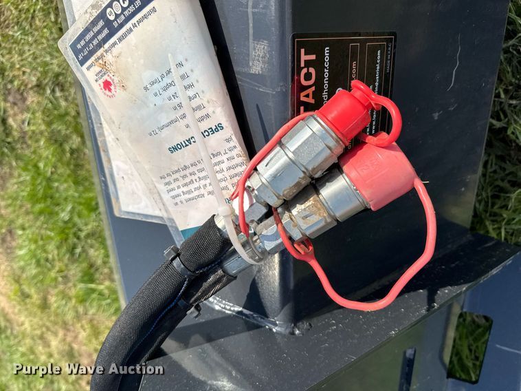 image for item DO0847 2024 Wolverine TL-12-72W skid steer tiller