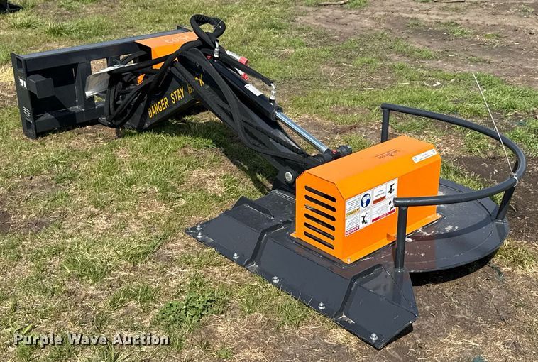 image for item DO0851 2025 LandHonor ABC-13-125A skid steer articulating brush mower