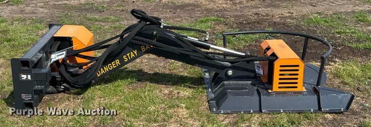 image for item DO0851 2025 LandHonor ABC-13-125A skid steer articulating brush mower