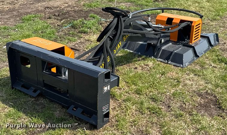 image for item DO0851 2025 LandHonor ABC-13-125A skid steer articulating brush mower