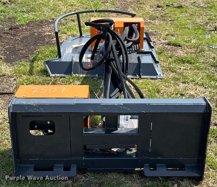 image for item DO0851 2025 LandHonor ABC-13-125A skid steer articulating brush mower