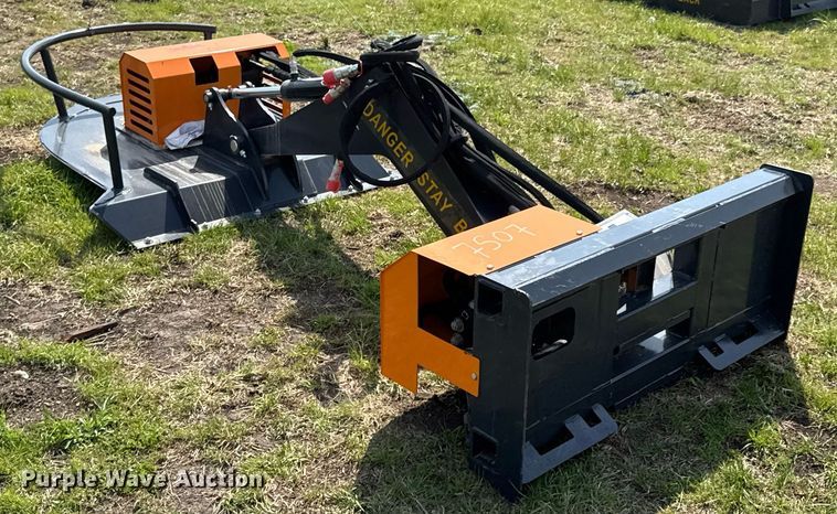 image for item DO0851 2025 LandHonor ABC-13-125A skid steer articulating brush mower