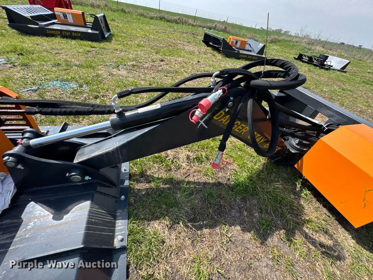 image for item DO0851 2025 LandHonor ABC-13-125A skid steer articulating brush mower