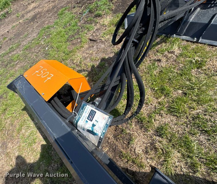 image for item DO0851 2025 LandHonor ABC-13-125A skid steer articulating brush mower