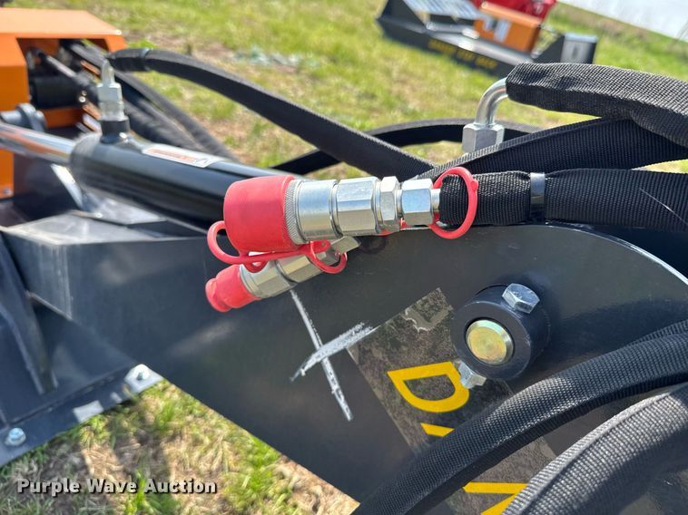 image for item DO0851 2025 LandHonor ABC-13-125A skid steer articulating brush mower