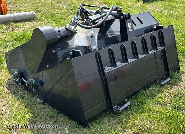 image for item DO0862 AGT ECSSLR 72 skid steer landscape rake