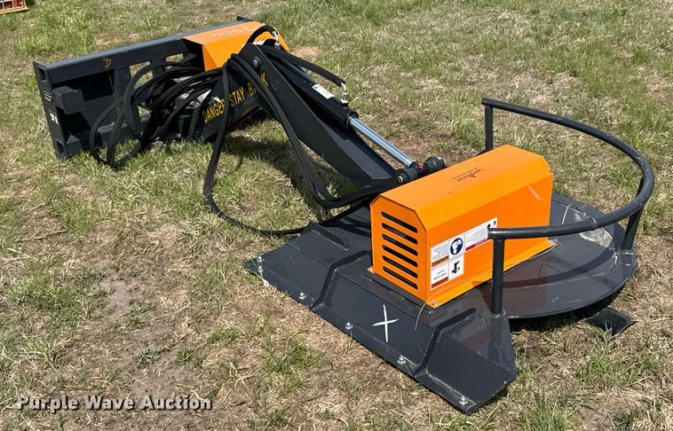 image for item DO0865 2025 LandHonor ABC-13-125A  skid steer articulating brush mower